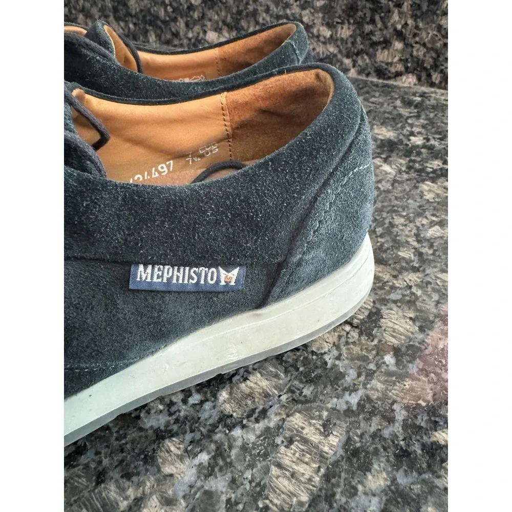 VALERIO MMMS70 MEN Dress, Casual‎ Shoes. NAVY SUEDE BY MEPHISTO Sz 7.5 Uk 7